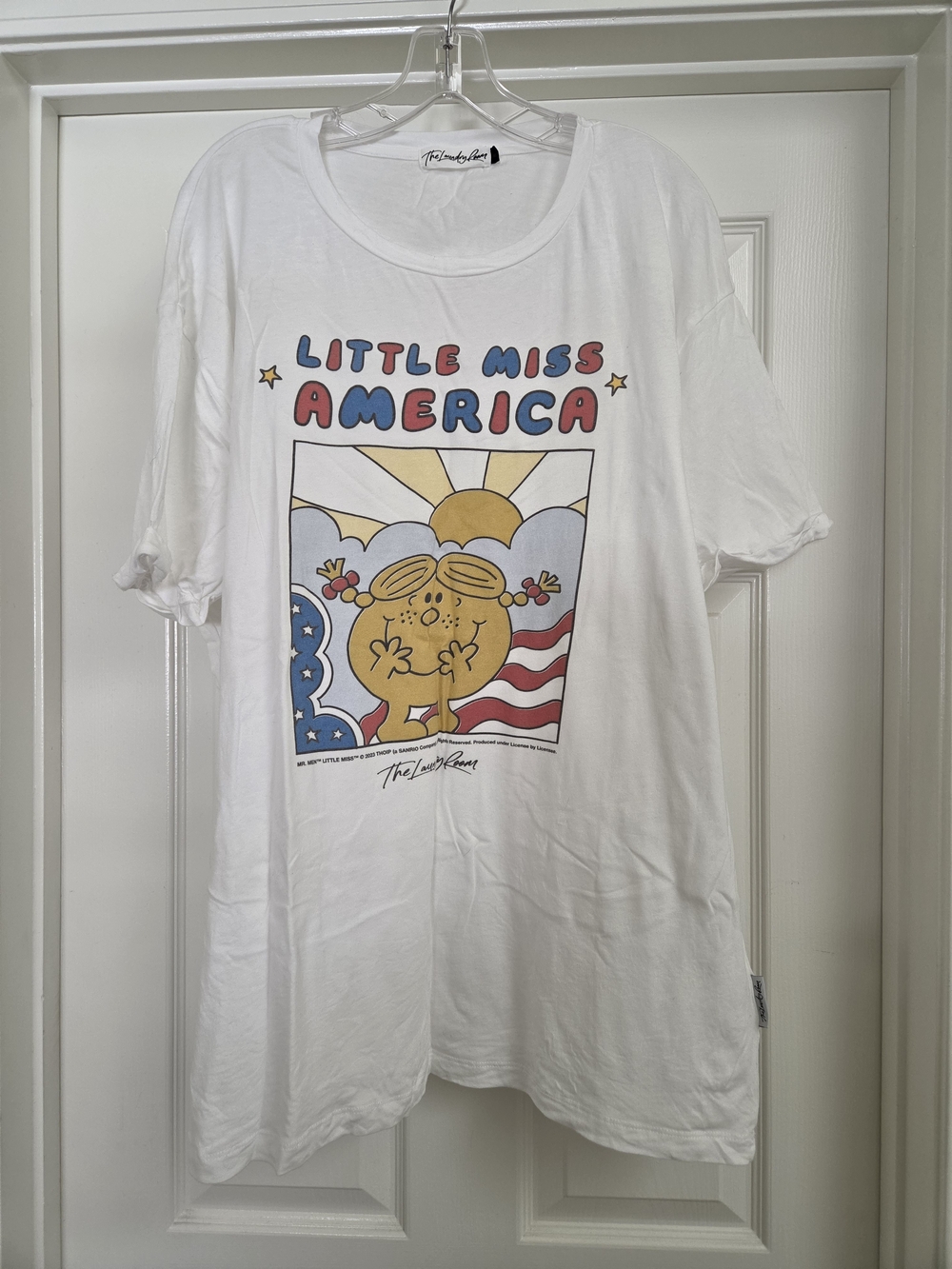 The Laundry Room White 'Little Miss America' Graphic Tee